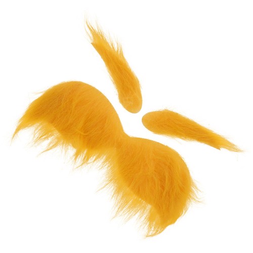 Amarillo Simulado Ceja Barba Hombre Mayor Decorativo Falso Bigote - Imagen 11 de 12