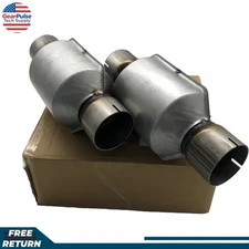 US High Flow Catalytic Converters Pair cats  Mustang 4.6 5.0 2.5" ls swap