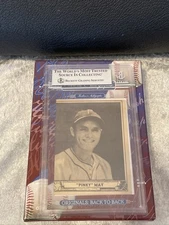 2022-23 HA ORIGINALS BACK TO BACK MERRILL “PINKY” MAY 1940 PLAY BALL & CUT AUTO