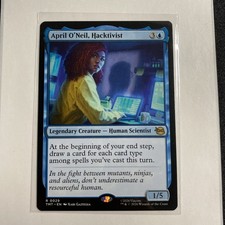 April O'Neil, Hacktivist (0029) R MTG Teenage Mutant Ninja Turtles M/NM