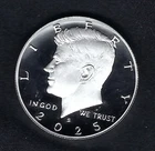 2025-S SILVER PROOF KENNEDY HALF - .999 SILVER