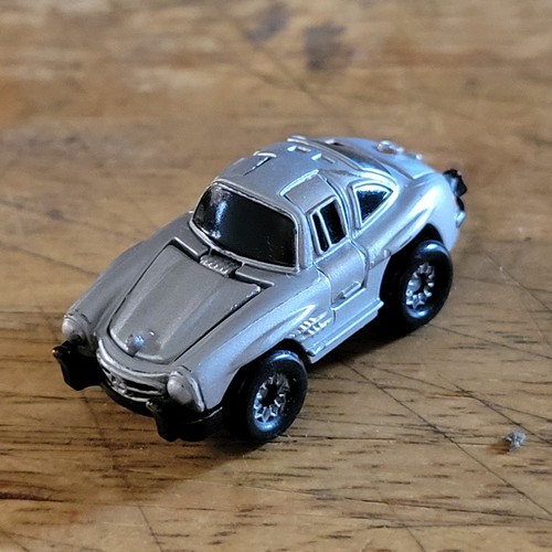 VINTAGE 1988 GALOOB MICRO MACHINES DELUXE SILVER MERCEDES BENZ 300 SL GULLWINGS - Picture 1 of 5