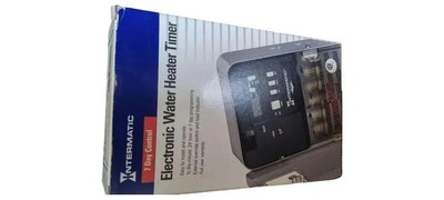 Intermatic EH40 Wasserheizungs-Timer digital 7-Tage Programm Grau