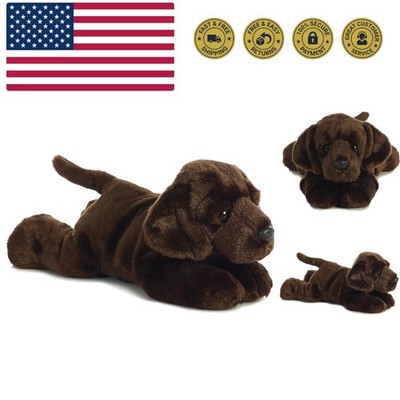 Adorable Flopsie Max Chocolate Lab Stuffed Animal - Used to Create Imaginativ...