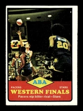 1973-74 Topps Basketball #206 ABA Western Finals EX