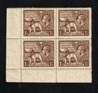 Great Britain  Scott 186    Mint  NH  Block  See Condition Description