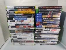 Assorted Lot of 40 Empty Game Cases Manuals Xbox PlayStation Nintendo Wii