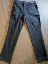 Cintas Men's Navy Comfort Flex Work Uniform Pants Size 34x34