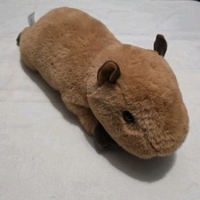 FAO Schwarz Adopt A Pet Lying Capybara Plush. Rare Version Soft