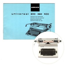 Adler Universal Nos. 200 390 & 400 Typewriter Instruction Manual User Repro Vtg thumbnail