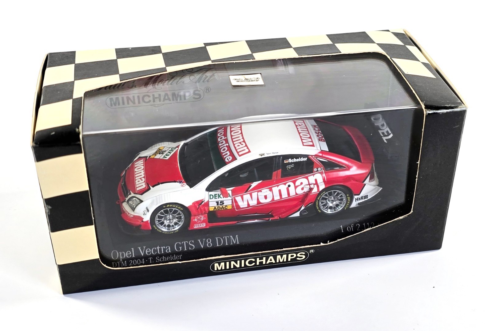Minichamps Opel Vectra GTS V8 Scheider 400 044415 - MIB