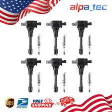 6X Ignition Coil & 6X Iridium Spark Plug for Nissan Murano Maxima V6 3.5L UF550