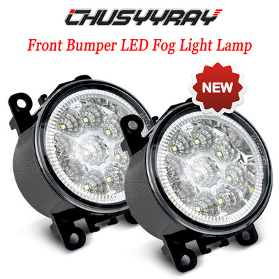Front LED Fog Light Clear Bumper Lamp 6000K White For 2015-17 Honda FOR