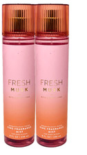 2 BATH BODY WORKS FRESH MUSK FINE FRAGRANCE MIST BODY HAIR SPRAY 8 FL OZ NEW
