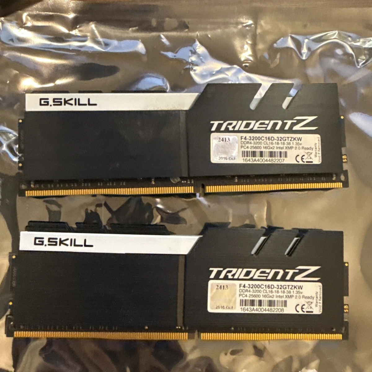 G. SKILL PC4-25600 (DDR4-3200) Bus Speed DDR4 SDRAM Memory (RAM