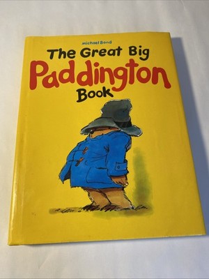 The Great Big Paddington Book, Michael Bond Hardcover Vintage 1979 Activity Book