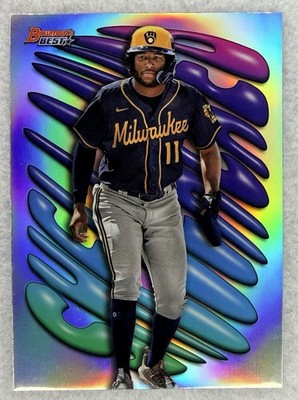 2023 Bowman's Best Jackson Chourio RC Shellacked Brewers  