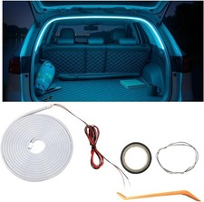 Car Trunk LED Strip Light, 6.56FT Silicone Flexibl Cuttable Vehi Color: White
