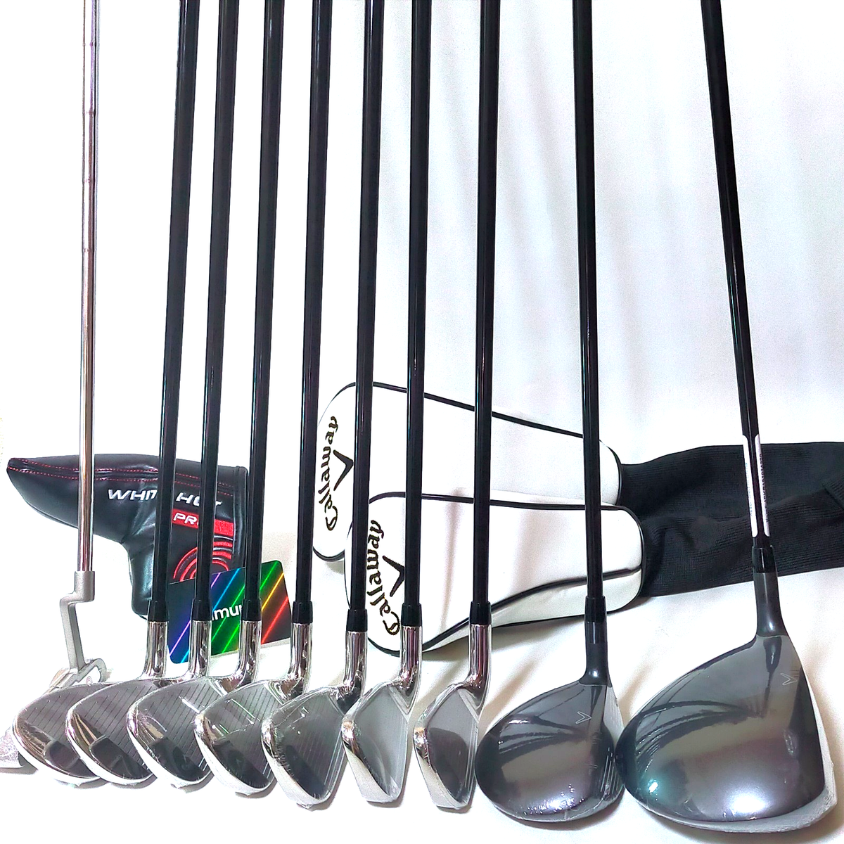 Callaway Warbird RH Golf Set 10-pc R Flex Carbon Shaft Driver to 