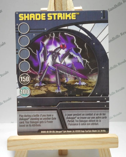Bakugan Card - Shade Strike - Blue Ability Card - BA668 - 38/48q - 2009