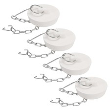4Pcs Tub Stoppers Rubber Bathtub Stoppers 41-45mm White