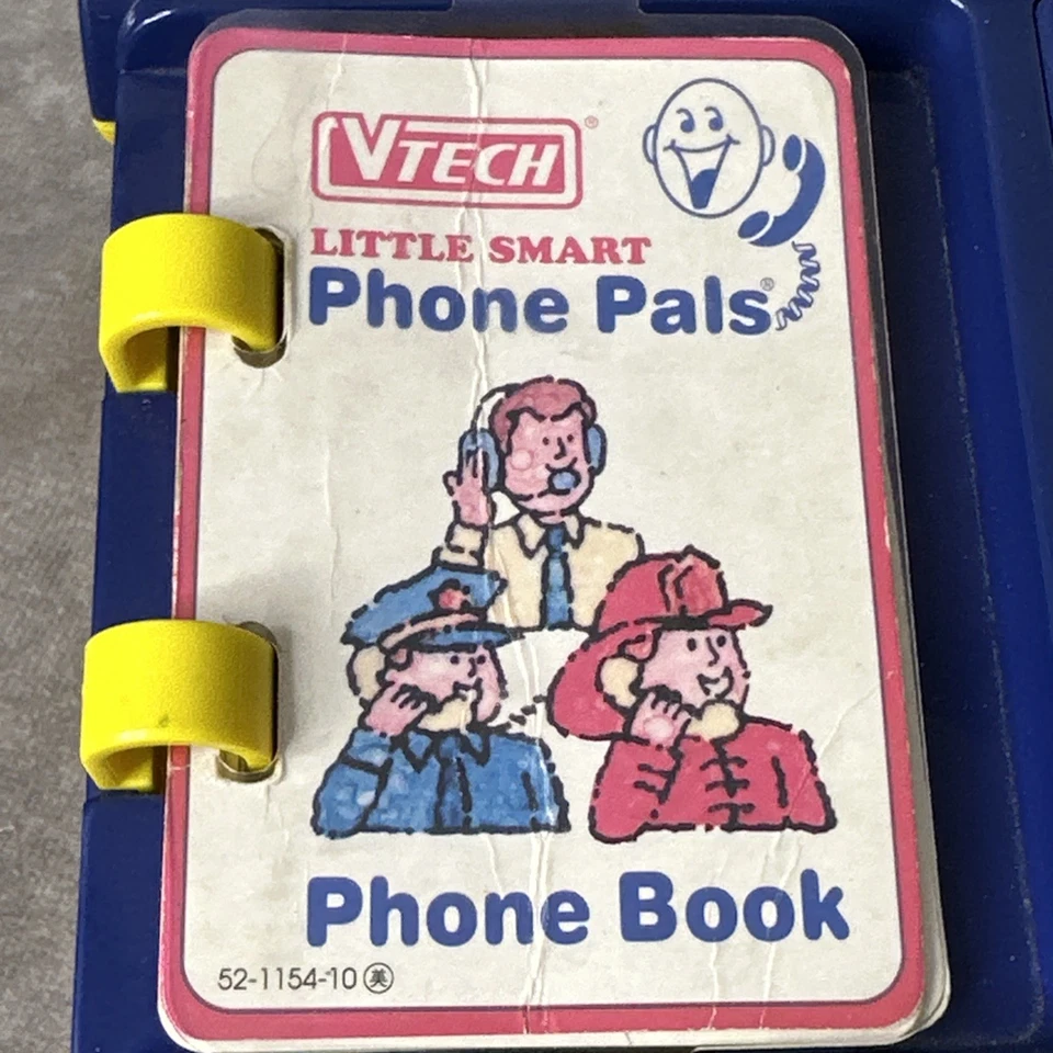 Vintage Vtech LITTLE SMART Phone Pals Play Phone Phonebook Learning Works - Image 3 of 4