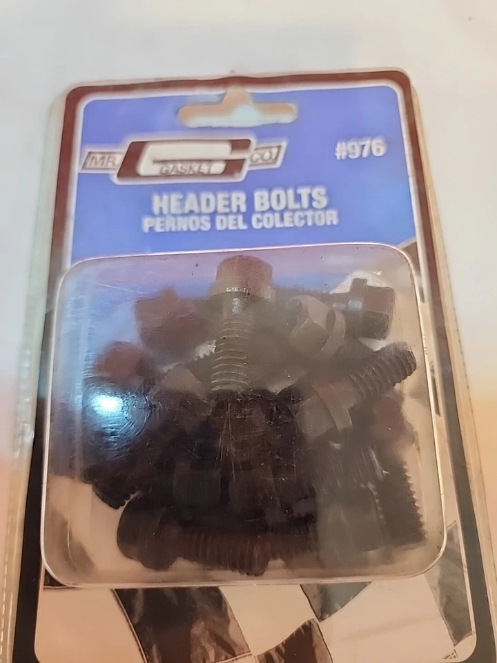 Pernos de cabezal Mr. Gasket 976 - Cabeza hexagonal de 5/16-18 x 3/4 pulgadas - Óxido negro Foto 2 de 4