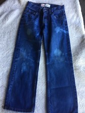 Levi's Red Tab 505 Blue Jeans Boy's 10 Regular W25 X L25 Distressed Bleach