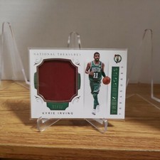 2017-18 National Treasures Tremendous Treasures 31/49 Kyrie Irving #TTR-44 NETS 