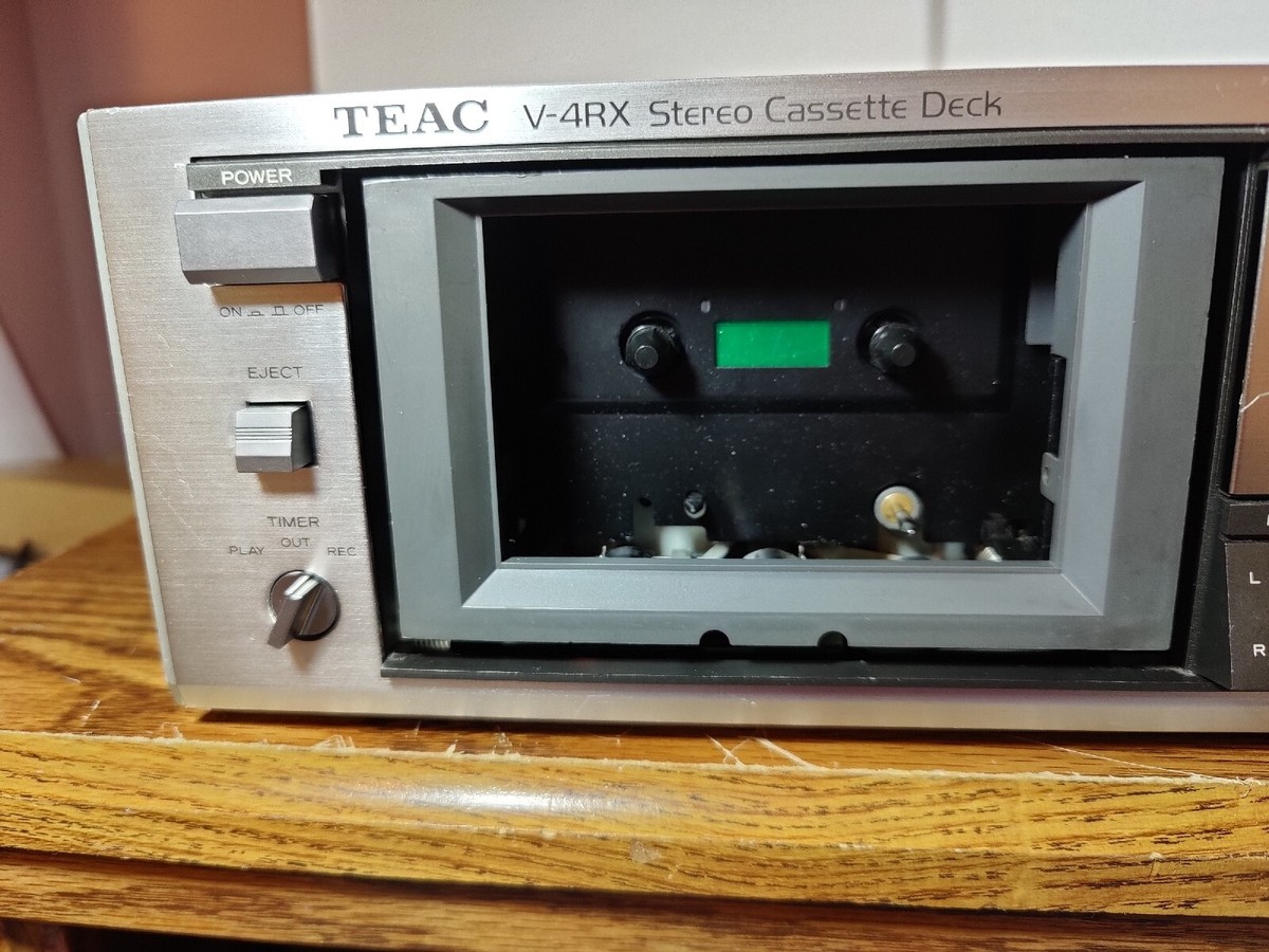 ラジオ・コンポ TEAC STREO CASSETTE DECK TEAC Cassette Deck Model V-4RX TESTED WORKS | eBay
