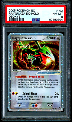 2005 Pokemon RAYQUAZA EX Deoxys Set ULTRA RARE HOLO Foil 2005 Pokemon RAYQUAZA EX Deoxys Set ULTRA RARE HOLO Foil