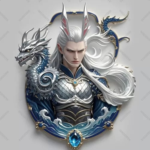 The Demon Child of Nezha 2 Came Into The World Metal refrigerator sticker - Picture 9 of 9