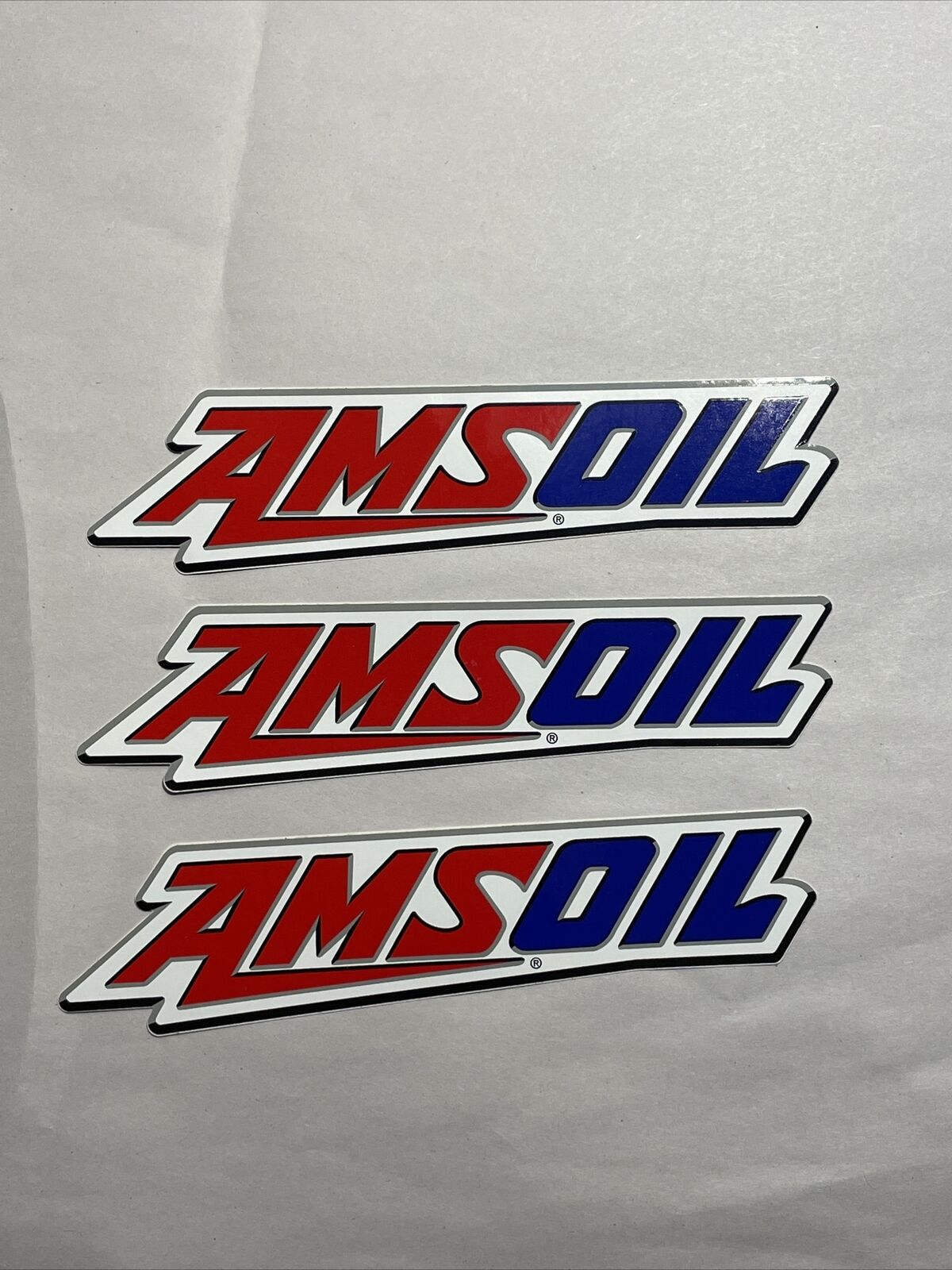 AMSOIL Decal Stickers Qty 3 8" Length