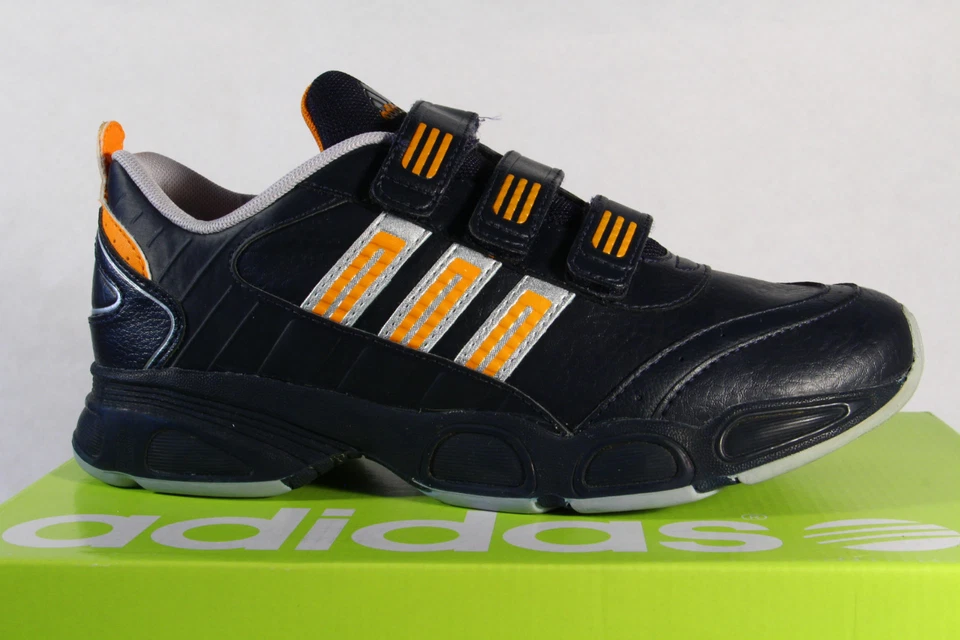 Adidas Zapatillas de Deporte Footing Zapatos Sneakers Ronda Naranja Azul - Imagen 2 de 4