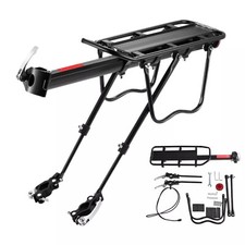 Rear Bike Rack Cargo Rack Alloy Mount Pannier Luggage Carrier Bicycle Fender