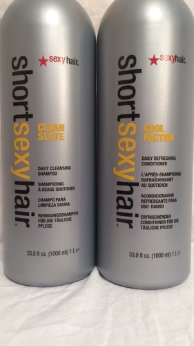 Sexy Cabello CHAMPÚ DE PIZARRA LIMPIA Y ACONDICIONADOR FACTOR FRÍO 33,8 OZ EA Duo Set - Imagen 2 de 4