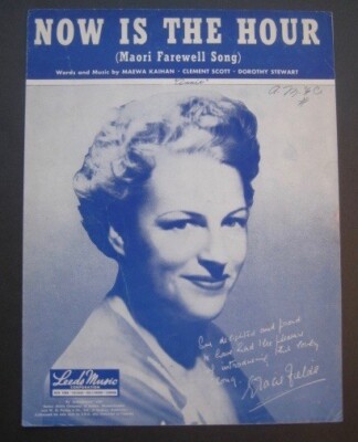 Now Is The Hour (Maori Farewell Song) by Gracie Fields sheet music