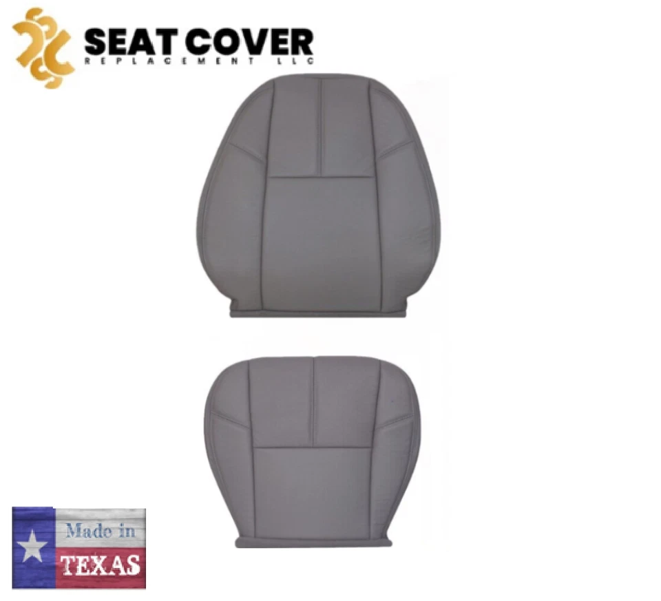 2007 - 2014 Chevy Silverado 3500HD Work Truck Full Front Vinyl Seat Seat Covers - Image 2 of 4
