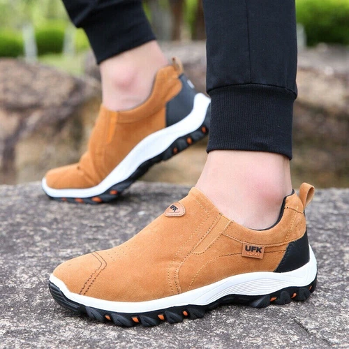 Mens Casual Breathable Loafers Shoes Running Walking Slip on Sports Sneakers Gym - Bild 3 von 49