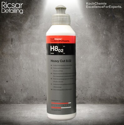 Koch Chemie H8.02 Heavy Cut Compound Silicone Free 250 ML *FREE NEXT DAY*