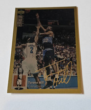 Tyrone Hill 1994-1995 Upper Deck Collector's Choice gold signature & border #316