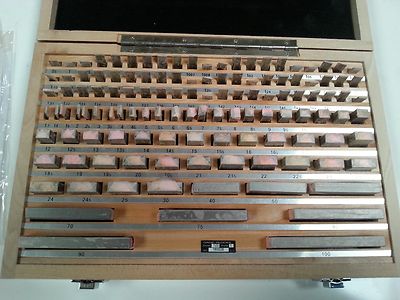 122-teiliges Messblockset metrisch Klasse 1 