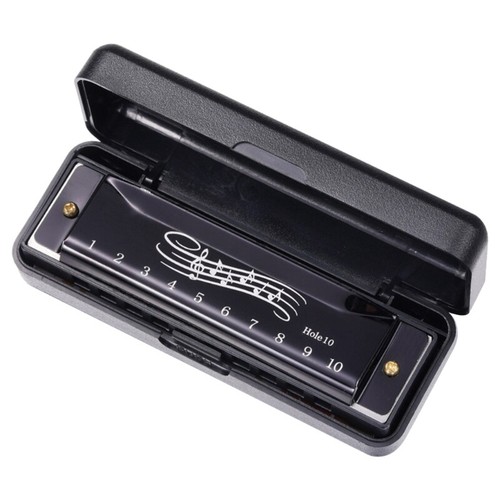 Harmonica in C Key, 10 Holes Blues-Harp Diatonic Harmonica 20 Tones Mouth Organ - Picture 14 of 14