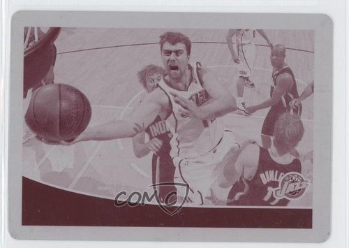 2009-10 Topps Printing Plate Magenta 1/1 Mehmet Okur #295 0c3