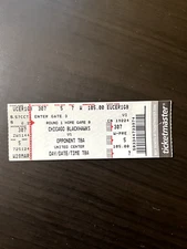 Chicago Blackhawks NHL Playoffs Phantom Ticket Round 1 Home Game B United Center