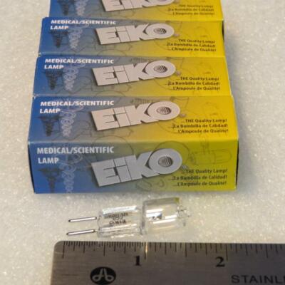 EIKO FCR (4pcs) 12V 100W Bulb Lamp Q-Beam Microscope Medical, Camera Light 50hrs