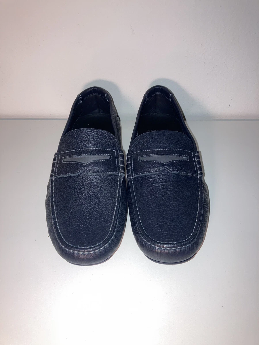 Mocasines Versace Medusa - azul noche y gris ceniza - 4IT