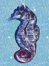 Certified International Large  19” Melamine 3D Seahorse Chip Dip Server Bowl NEW