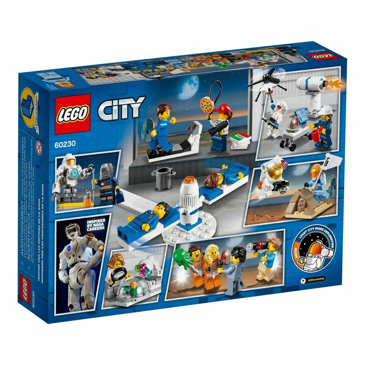YEAU 3セット New LEGO City Space Research & Development 60230 People Pack 14