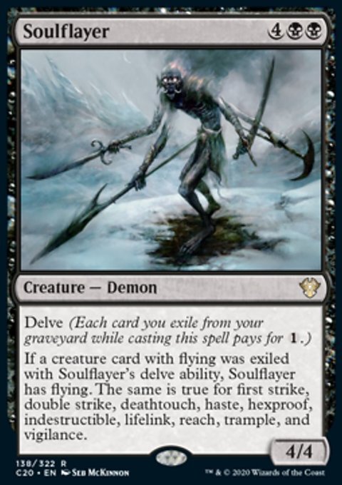 Magic the Gathering MTG Soulflayer (138) Commander 2020   LP